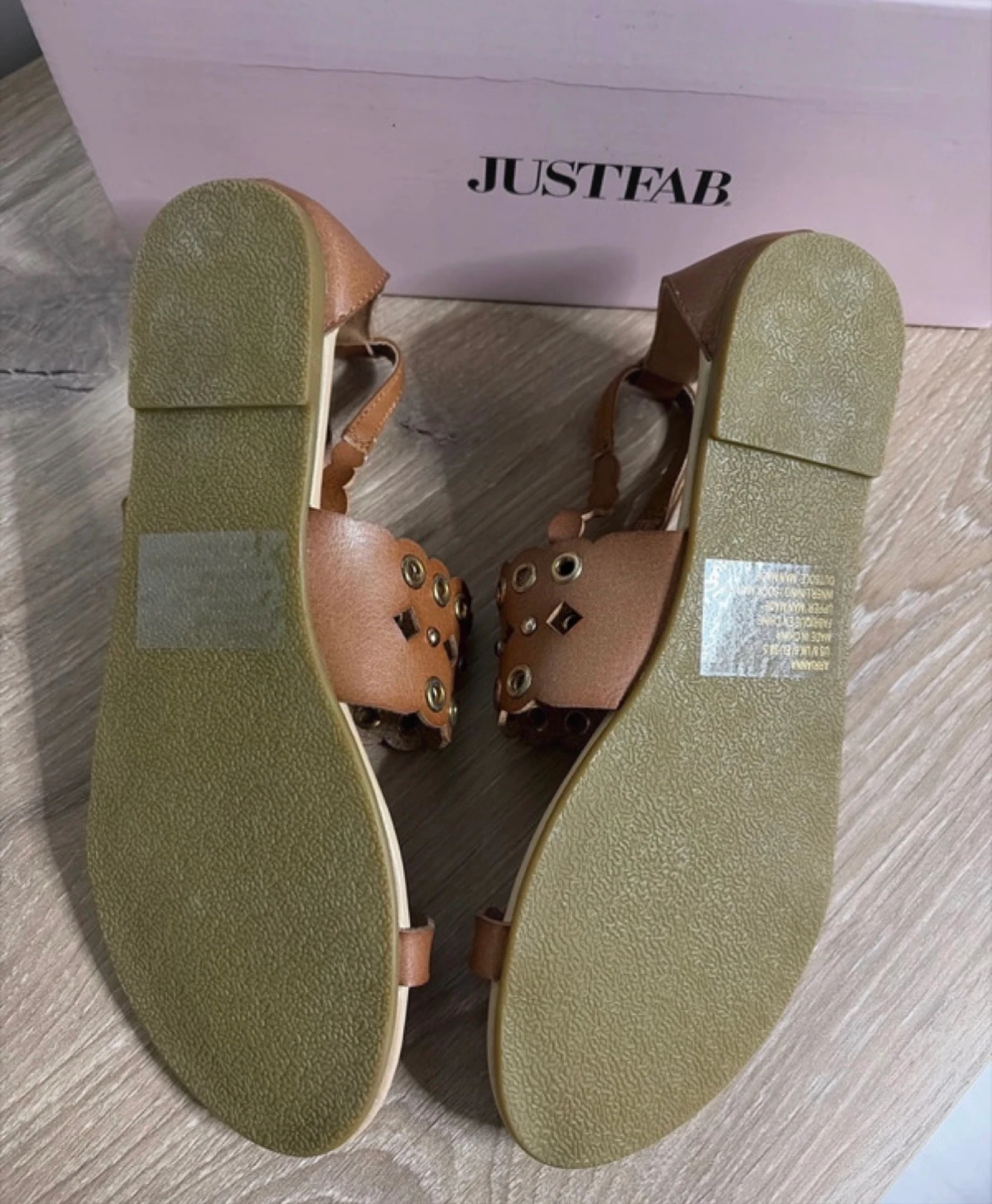Sapatos abertos camelo – photo 4